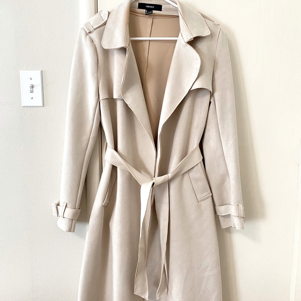 Forever 21 Cream Jacket - Small